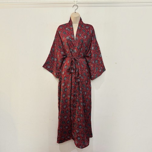 Long kimono robe deep - long,