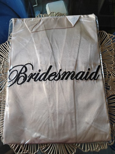 Bride silk kimono robe - silk,