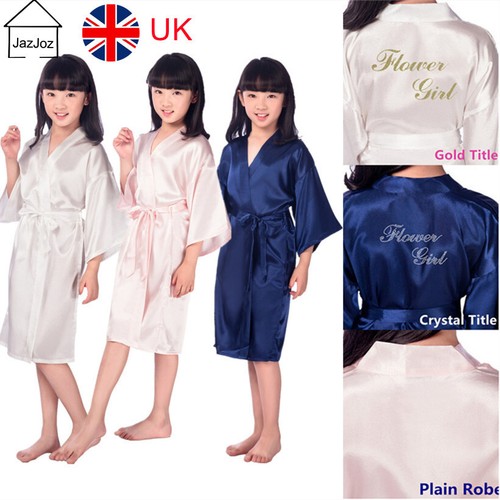 Silk satin flower girls - uk,