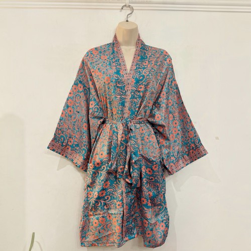 Short kimono robe - short,