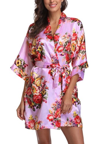 Lavender floral bridesmaid - lavender,