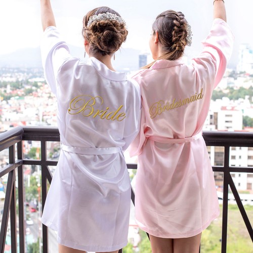 Bridesmaid robes wedding - bridesmaid,
