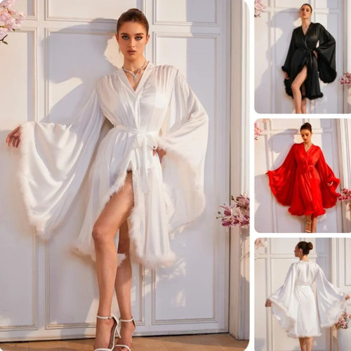 Silk satin women sleepwear - satin,