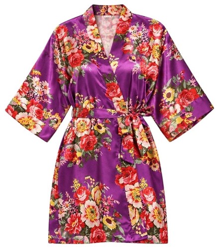 Purple floral flower girl - floral, robe