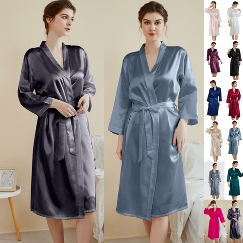 Long plain satin silk - long,