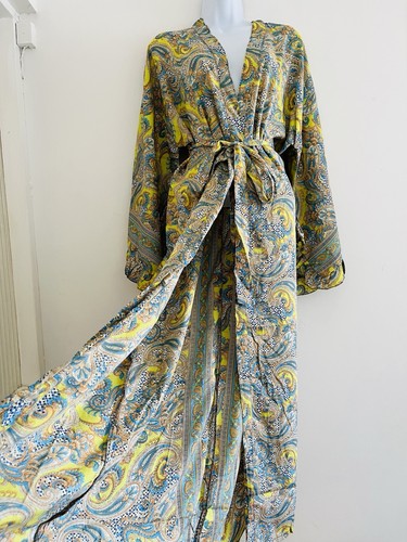 Kimono long gown robe - robe, dressing