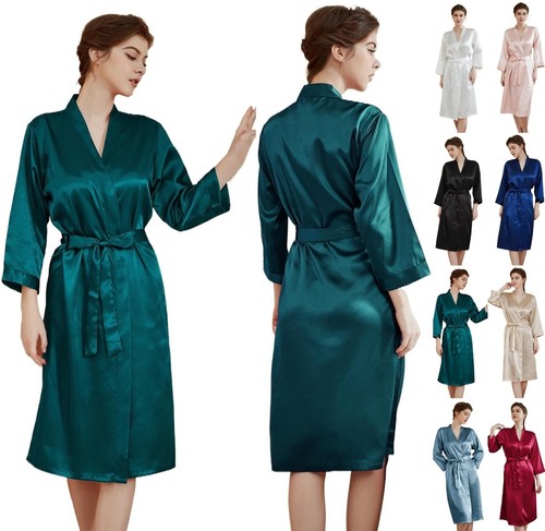Long plain satin silk - long,