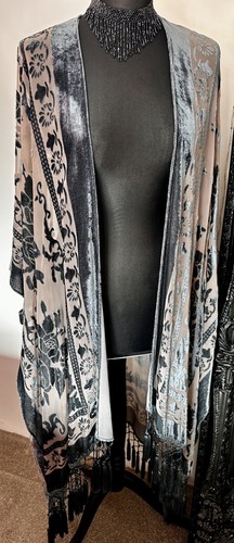 Wenello blue grey - grey, velvet