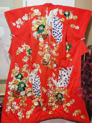 Japanese wedding kimono red - wedding, kimono,red