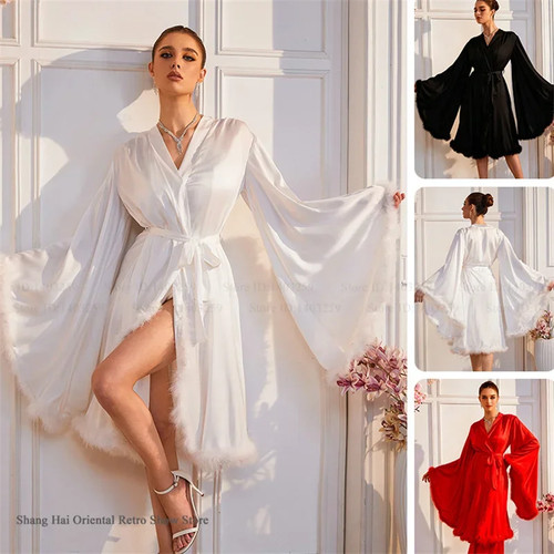 Bride bridesmaid wedding robe - bride,
