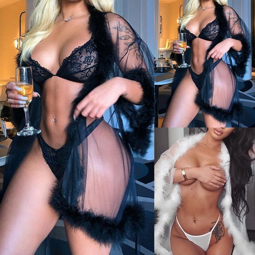 Women sexy fluffy - fluffy, lace