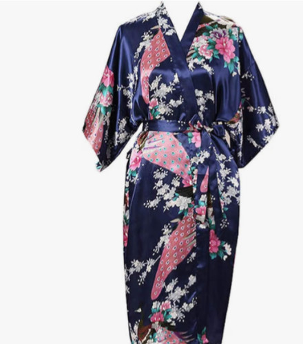 Max hsuan satin kimono robe - max,
