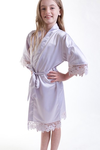 Lavender fog lace trim flower - fog,