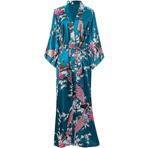 Women satin bridal robe - satin,