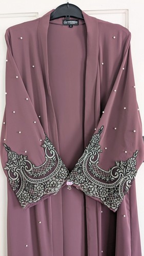 New mauve maxi open - mauve, long