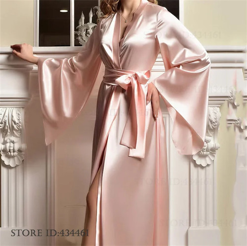 Elegant female long - female, robe