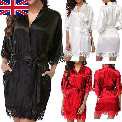 Plus size satin robe - size,