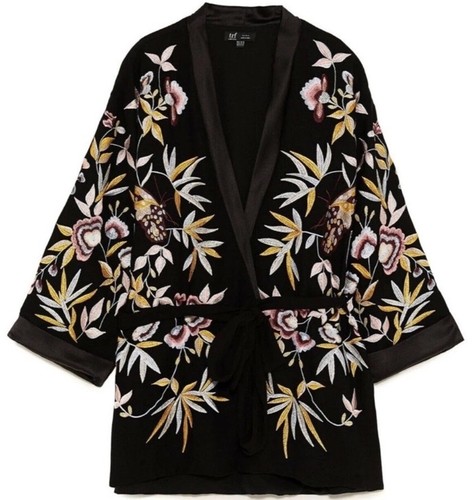 Zara embroidered jacket - zara, kimono
