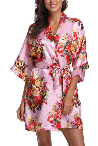 Light pink floral bridesmaid - light,