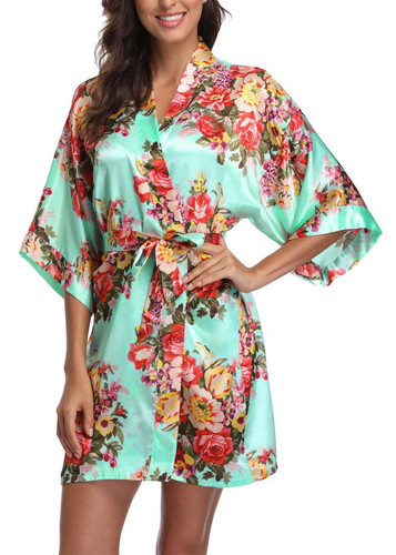 Mint green floral - green, bridesmaid