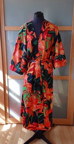 Floral midi kimono - kimono,